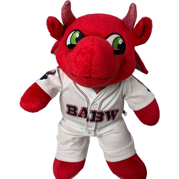 Build A Bear MagicQuest Red Dragon Ellie Plush Great Wolf Lodge w/ Outfit Rare - Picture 1 of 8